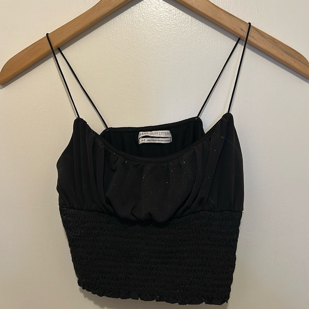 Urban Outfitters - Emma Cropped Smocked Cami - size small